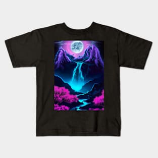 Mystical Waterfall Kids T-Shirt